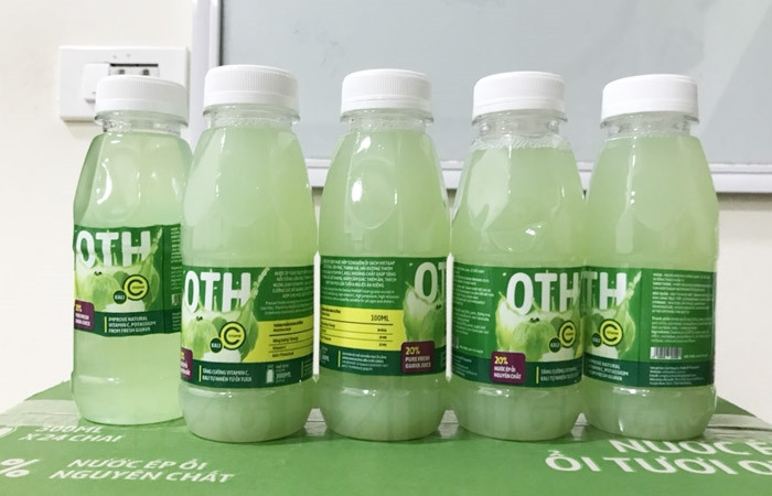 Thanh Ha Guava Co Ltd freshly releases guava juice bottles